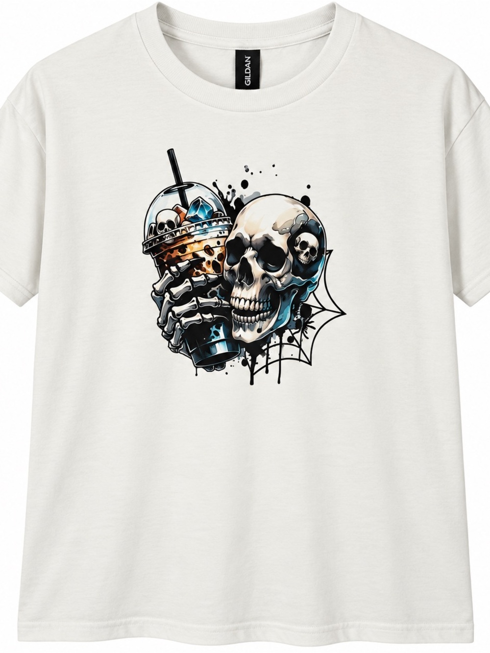 Adult Medium NWOT Skull Graphic Tee